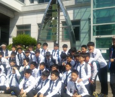 진해남중학교 문예반 탐방