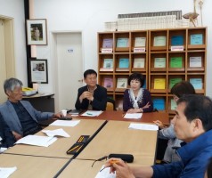 경남지역 문학관 관계자회의 단체사진